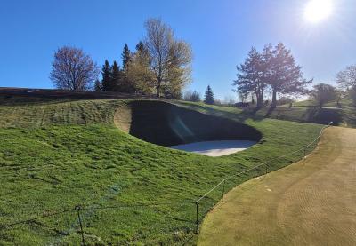 Super-tall EcoBunker built at Devil’s Pulpit at Toronto area course