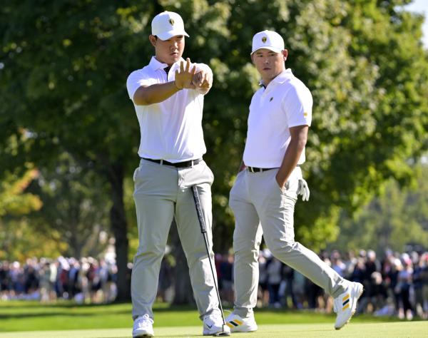 Tom Kim and Si Woo Kim