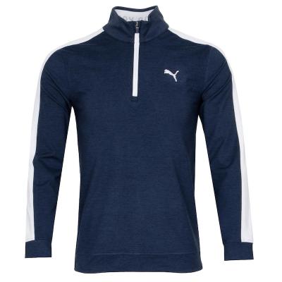 PUMA CLOUDSPUN T7 ZIP NECK SWEATER