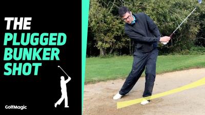 Howto play the plugged bunker shot