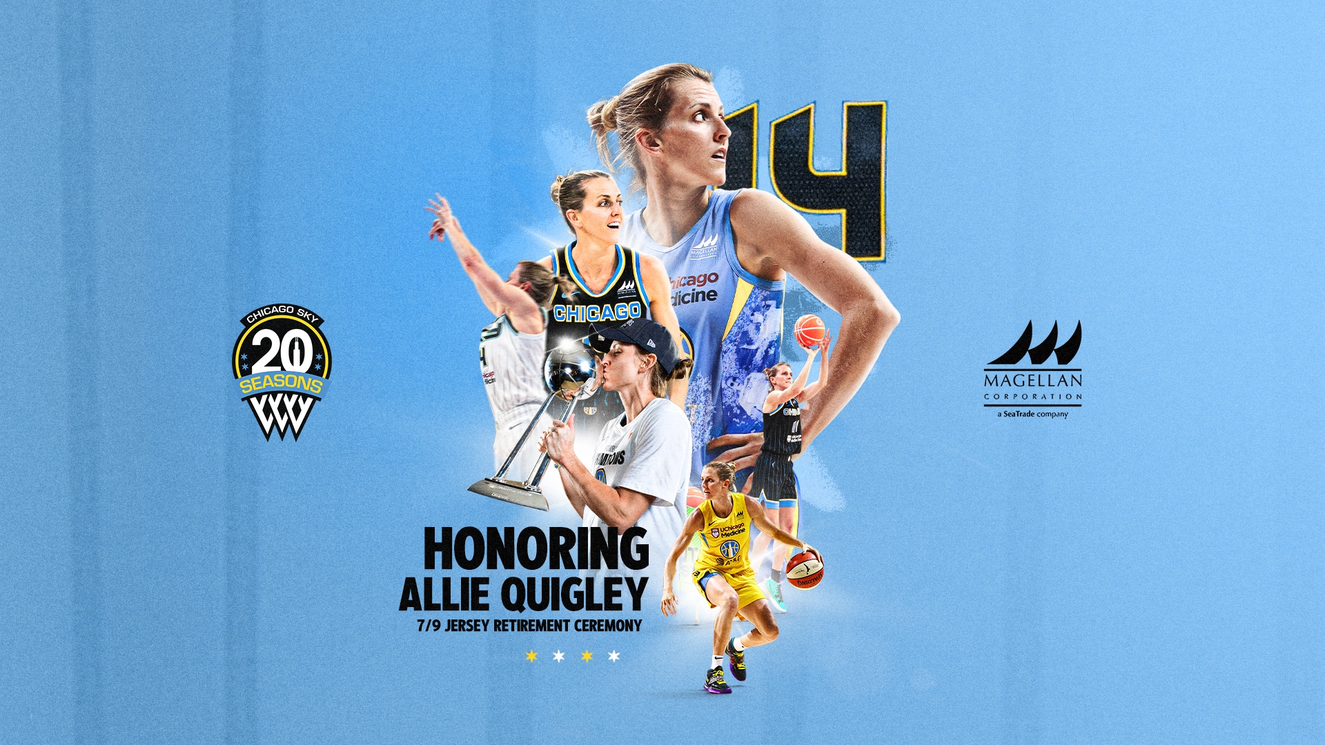 Sky to Retire Allie Quigley's No. 14 Jersey on July 9