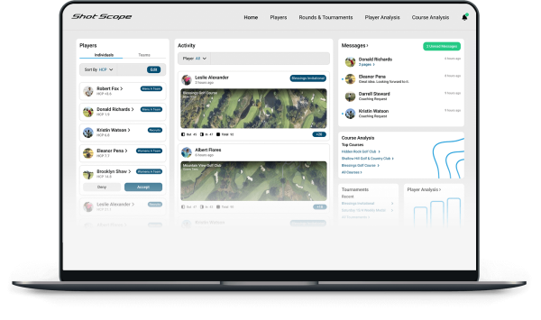 NEW Shot Scope Academy: on-course tracking system connecting golfers and coaches