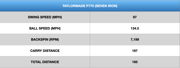 TaylorMade P770 Irons